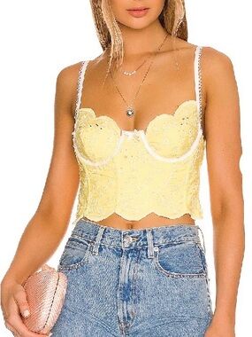 For Love and Lemons Natalia Corset Top